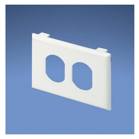 Panduit Single Gang Snap-On 106 Duplex Electrica T70PWH